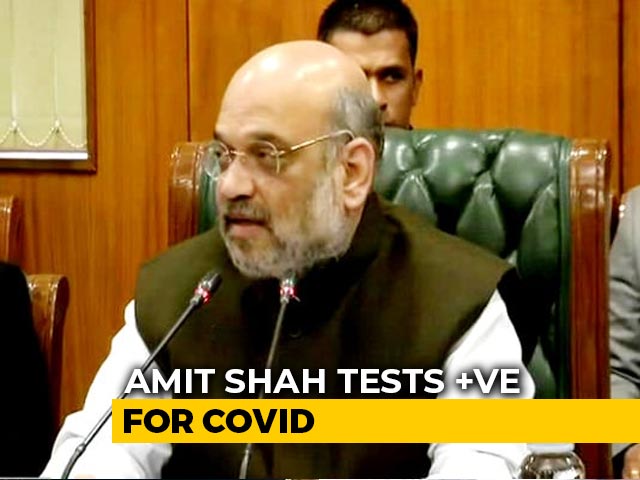 Tested Positive For Coronavirus, Hospitalised, Tweets Amit Shah