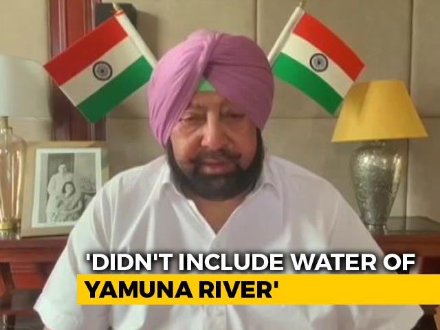 "Punjab Will Burn If Sutlej-Yamuna Canal Is Built": Amarinder Singh To Centre