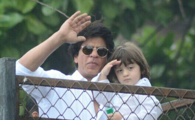 Eid Mubarak From Shah Rukh Khan And AbRam. "Everyone Give Yourself A Hug," Writes The Actor