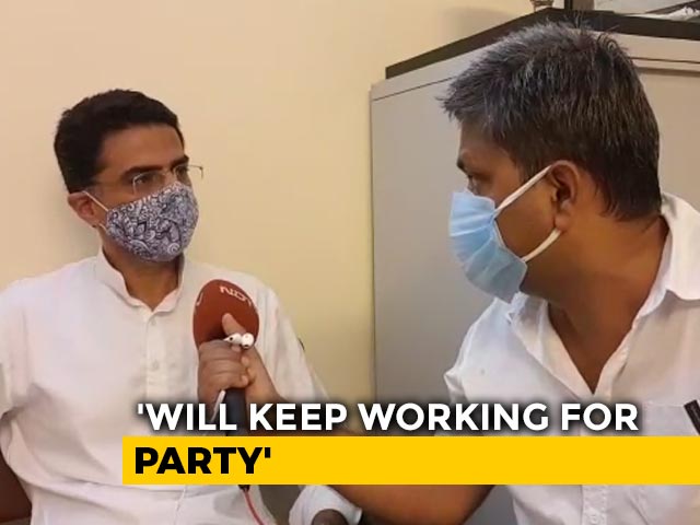 "I've Never Made Personal Attacks On Anyone": Sachin Pilot To NDTV