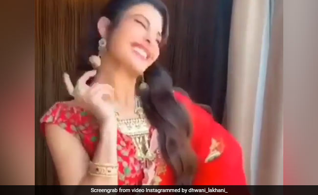 जैकलीन फर्नांडीस ने रेड लहंगे में किया डांस, बीट पर ठुमके लगाती दिखीं एक्ट्रेस- देखें Video