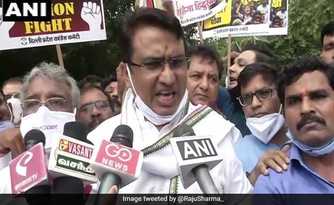 Congress Leaders Detained During Protest Over JEE, NEET Exams