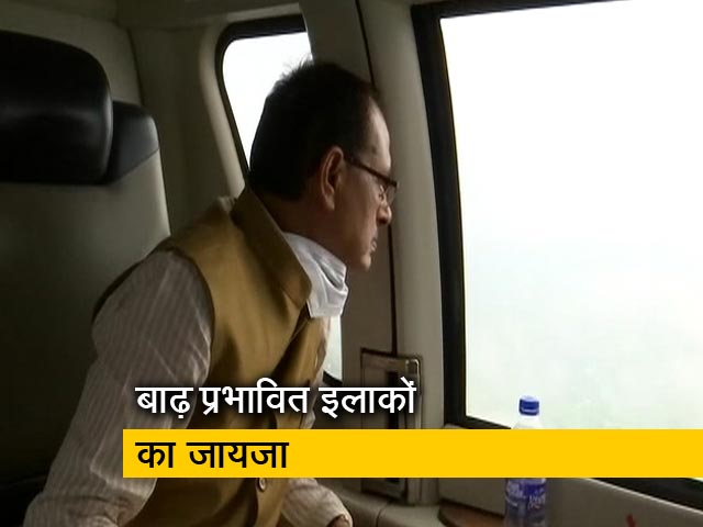 मुख्यमंत्री शिवराज चौहान ने किया हवाई सर्वेक्षण