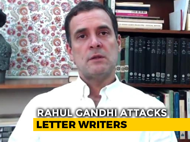 Rahul Gandhi Leads Charge Against Dissenters At Congress Meet