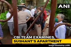 CBI Team At Sushant Singh Rajput's Home In Mumbai For Investigations CBI Team At Sushant Singh Rajput's Home In Mumbai For Investigations