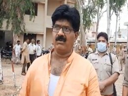 BJP MLA Alleges Manhandling By Cops; Party Workers Protest Outside UP Police Station BJP MLA Alleges Manhandling By Cops; Party Workers Protest Outside UP Police Station