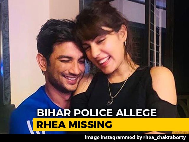 Unable To Locate Rhea Chakraborty: Bihar Police In Sushant Singh Rajput's Death