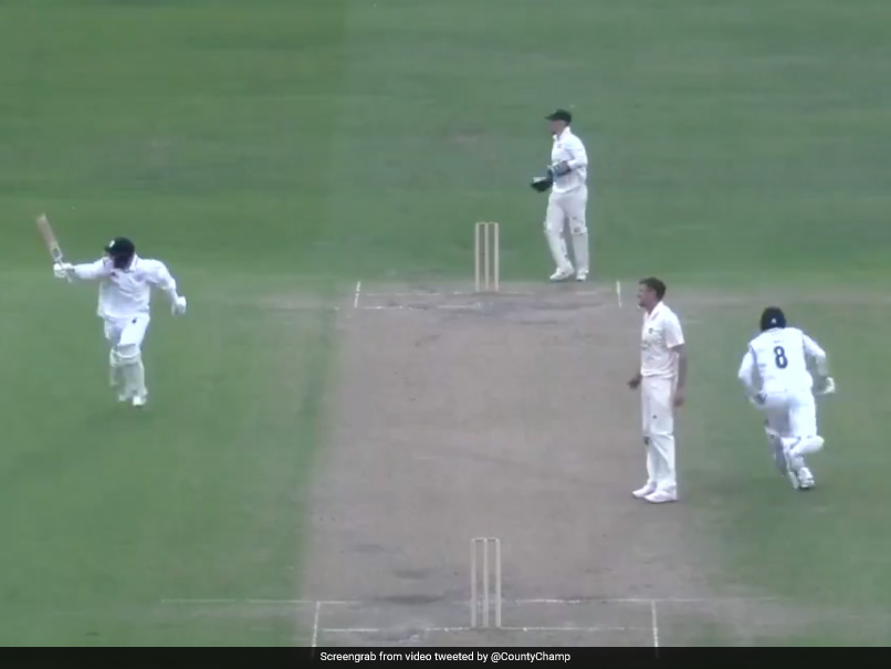 Derbyshire Register Thrilling Victory Over Nottinghamshire With One Ball To Spare. Watch