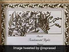 সংবিধানের আসল নথির অযোধ্যা যোগ! রামের সঙ্গে সংবিধানের যোগ টুইট আইনমন্ত্রীর