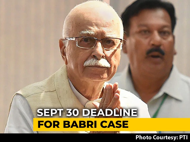 September 30 Deadline For Babri Case In Which LK Advani Is An Accused