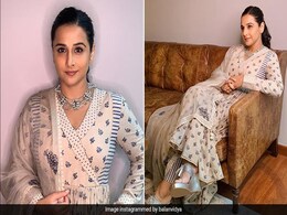 In A Pretty <i>Anghrakha Kurta</i>, Vidya Balan Nails Summer Ethnic Style In A Pretty <i>Anghrakha Kurta</i>, Vidya Balan Nails Summer Ethnic Style