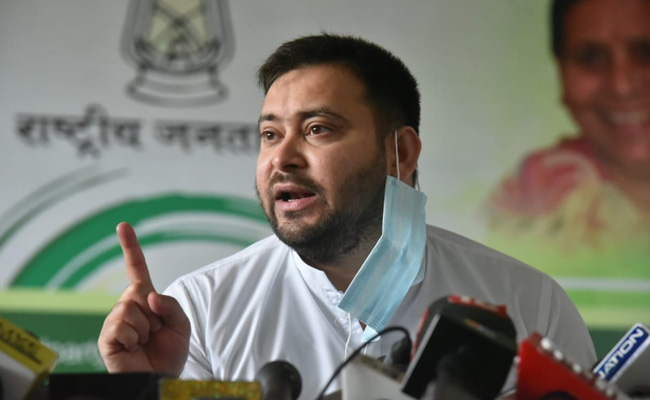 "Against Farmers' Interest": Tejashwi Yadav Slams Centre Over Farm Bills