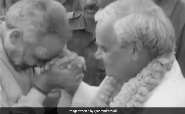 PM Tweets Montage Of Old Pics, Videos In Memory Of Atal Bihari Vajpayee