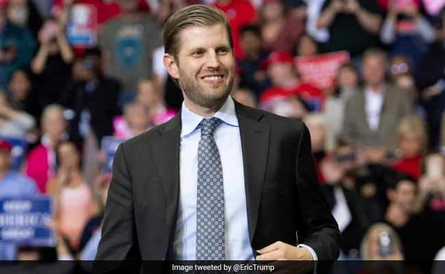 Joe Biden A "Pushover to Communist China, Giant Relief For Terrorists'': Donald Trump's Son Eric Trump