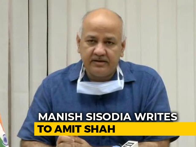 Manish Sisodia Writes To Amit Shah After Lt Governor Blocks Unlock3 Move