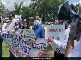 Indian-Americans Protest China's Aggression; Treatment Of Uyghurs Indian-Americans Protest China's Aggression; Treatment Of Uyghurs