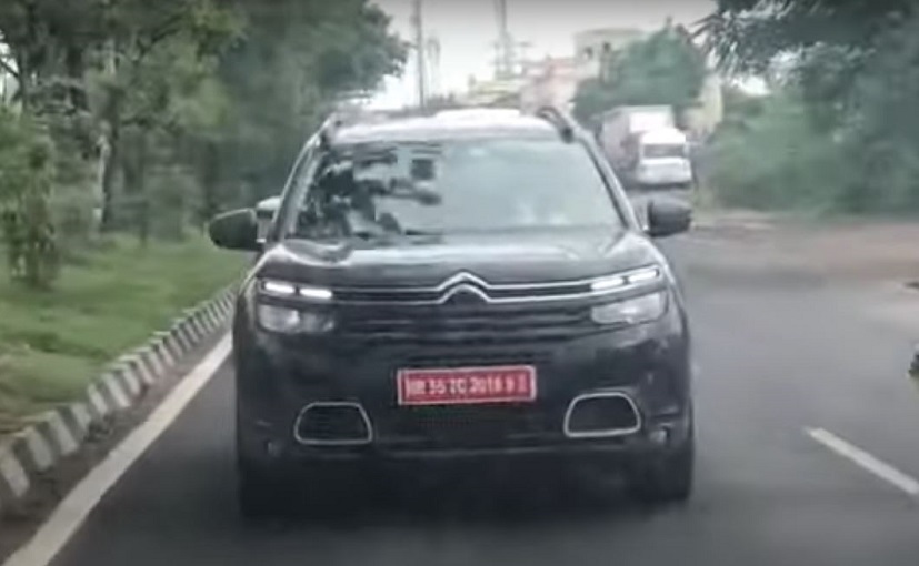 Production-Ready Citroen C5 Aircross SUV Spied Testing Sans Camouflage