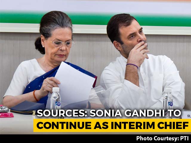 "No Ill-Will Against Dissenters": Sonia Gandhi To Remain Congress Chief