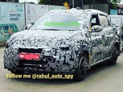 Citroen C3-Based SUV For India Spotted Testing For The First Time