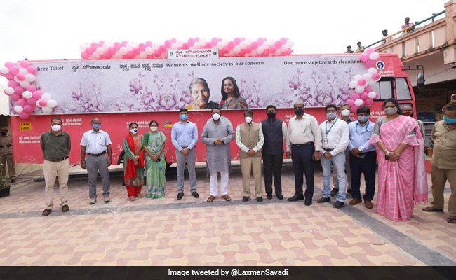 Old Bus Converted Into Solar-Powered Toilet For Women In Karnataka