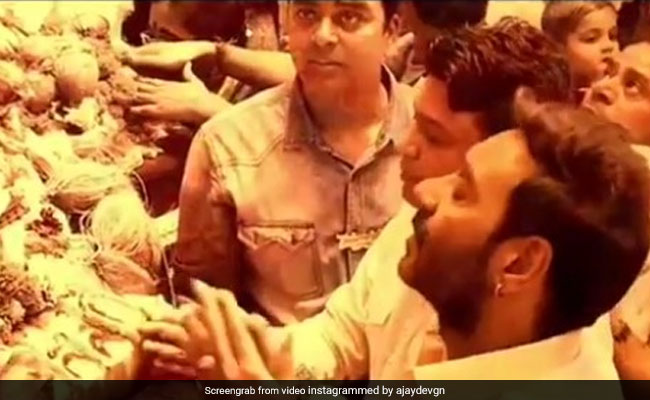 गणेश चतुर्थी के मौके पर अजय देवगन ने शेयर किया Video, इस अंदाज में दिखे एक्टर