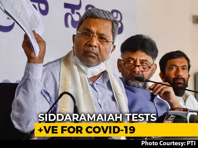 Karnataka Congress Leader Siddaramaiah Tests Positive For Coronavirus