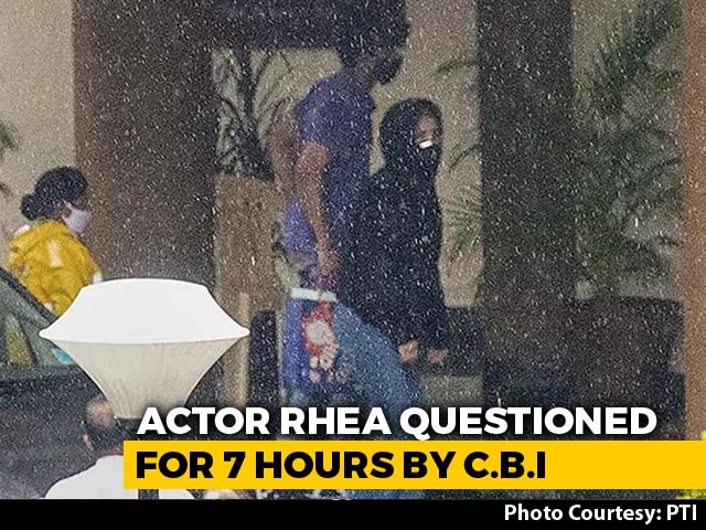 Rhea Chakraborty Questioned By CBI For 7 Hours On Day 2, Summoned Again