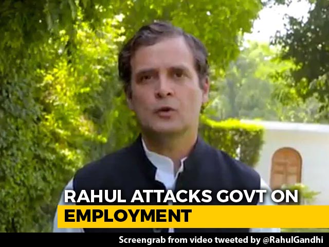 "Media Mocked My COVID Warning": Rahul Gandhi Predicts Dire Job Crisis