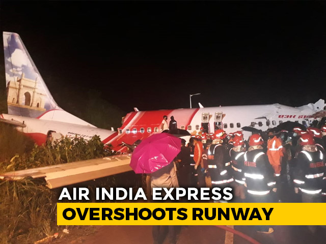 Air India Express Plane Breaks Into Two While Landing In Kerala