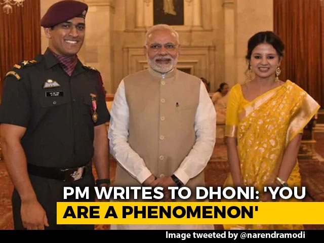 PM Narendra Modi Says MS Dhoni "Illustration Of Spirit Of New India" In Letter. He Replies