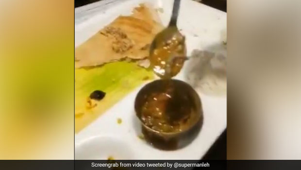 Shocking! Dead Lizard Found In Sambar At A Popular South-Indian Delhi Restaurant; Video Goes Viral