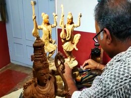 Karnataka Craftsman Makes Idols Of Lord Ram, His Sons For Ayodhya Temple Karnataka Craftsman Makes Idols Of Lord Ram, His Sons For Ayodhya Temple