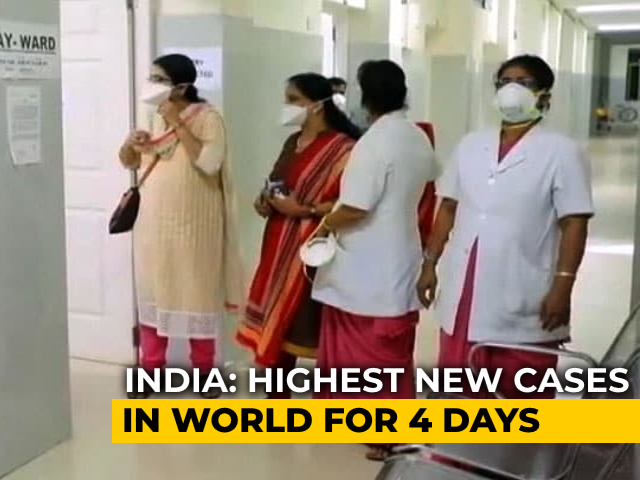 India Reports More Cases Than US, Brazil For 4th Consecutive Day