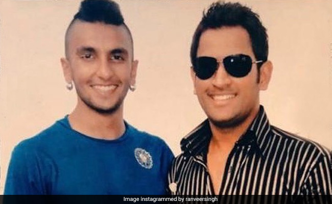 Ranveer Singh's "Gem Of A Photo" With MS Dhoni From When The Actor Was 22