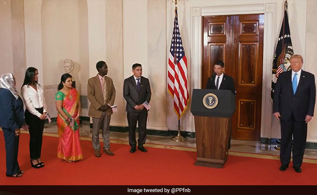 Indian Software Engineer Sworn In As US Citizen In Rare White House Event