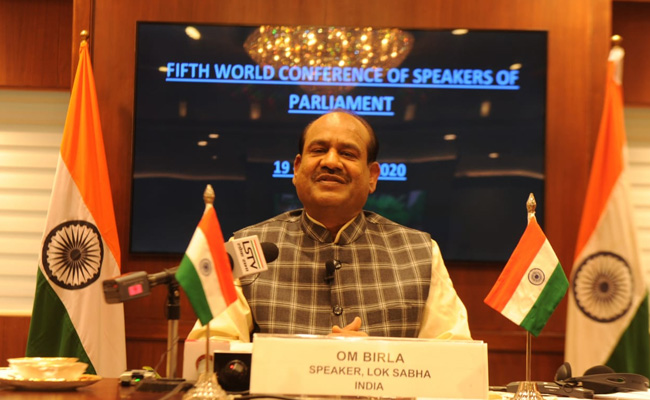 वैश्विक स्पीकर सम्मेलन : आतंकवाद पर भारत की खरी-खरी, कहा- पाकिस्तान को अलग-थलग करना चाहिए