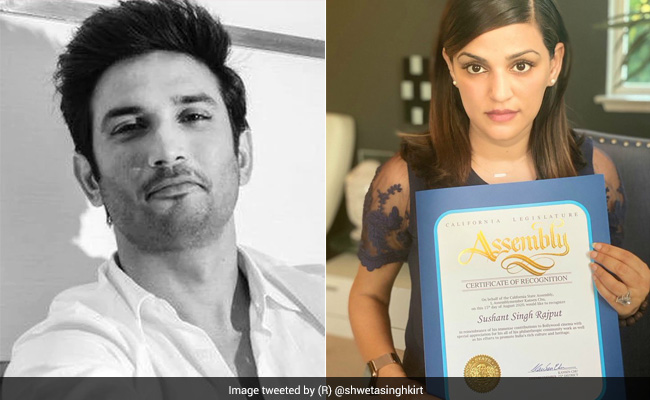 Sushant Singh Rajput's "Immense Contributions To Bollywood" Honoured In US