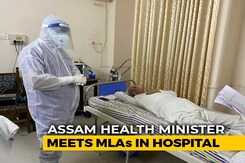 Assam Health Minister Meets Covid +ve Mentor-Turned-Rival Tarun Gogoi In PPE Assam Health Minister Meets Covid +ve Mentor-Turned-Rival Tarun Gogoi In PPE