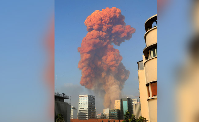 On Camera, Huge Explosion In Lebanon's Capital Beirut, 78 Killed