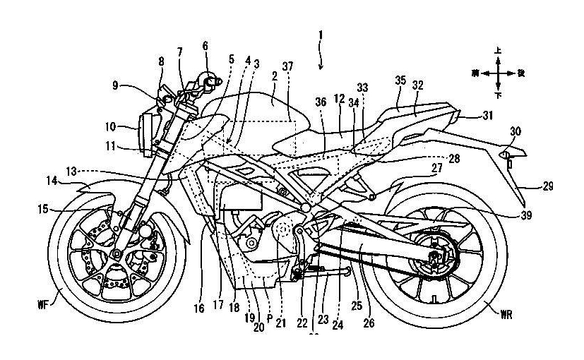 Honda Patents Reveal New Electric Motorcycle