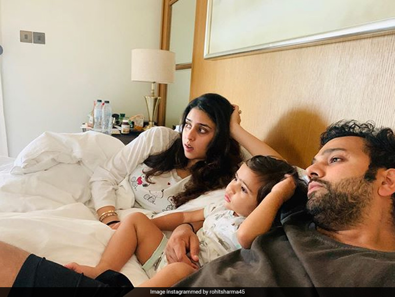 "Sammy Being Introduced To Dinosaurs": Rohit Sharma Shares Adorable Family Pic