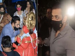 Salman Khan ने परिवार के साथ मिलकर की बप्पा की आरती, फोटोग्राफर्स में बांटे मिठाई के डिब्बे- देखें Video Salman Khan ने परिवार के साथ मिलकर की बप्पा की आरती, फोटोग्राफर्स में बांटे मिठाई के डिब्बे- देखें Video