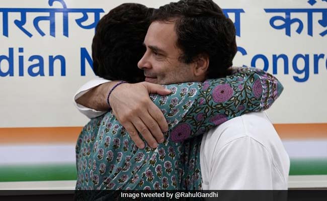 Rahul Gandhi, Sister Priyanka Wish Each Other On Raksha Bandhan With Photos