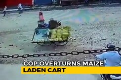 Varanasi Cop Suspended After Video Of Him Damaging Maize Cart Goes Viral Varanasi Cop Suspended After Video Of Him Damaging Maize Cart Goes Viral