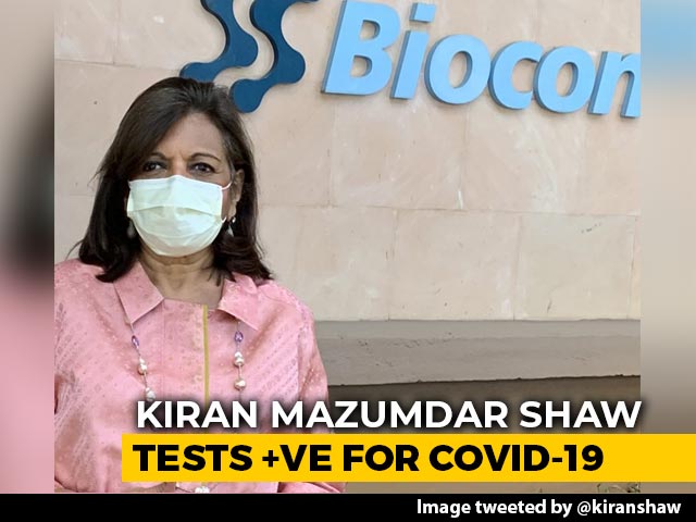 "Have Added To Covid Count...": Kiran Mazumdar Shaw Tests Positive