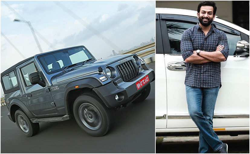 Actor Prithviraj Sukumaran Drove The New Mahindra Thar; Hopes They Price It Right