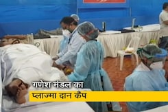 लाल बाग का राजा मंडल ने नहीं की मूर्ति स्थापना, लगाया प्लाज्मा डोनेट कैंप लाल बाग का राजा मंडल ने नहीं की मूर्ति स्थापना, लगाया प्लाज्मा डोनेट कैंप