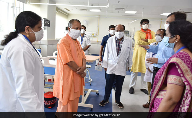 Noida Gets 400-Bed Covid Hospital, Yogi Adityanath Reviews Facilities