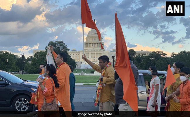 Indian-Americans Celebrate Ram Temple Foundation Stone Laying Ceremony