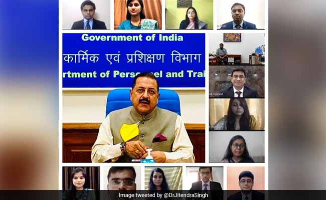 Jitendra Singh Felicitates Civil Services Exam 2019 Toppers